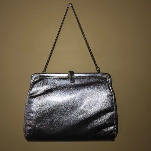 🌸Vintage Silver Cocktail Purse